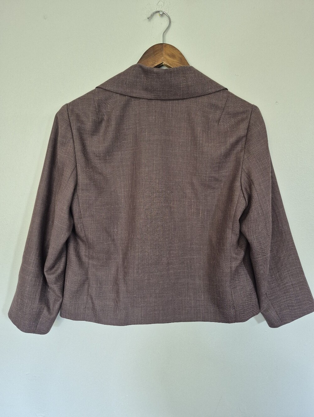 Comrags Wool Linen Blend Short Blazer Jacket Medium - Picture 6 of 10